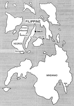 cartina delle filippine