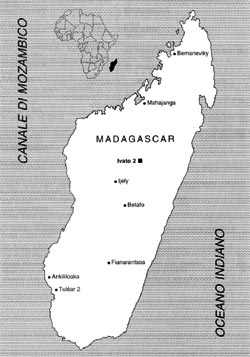 cartina del madagascar