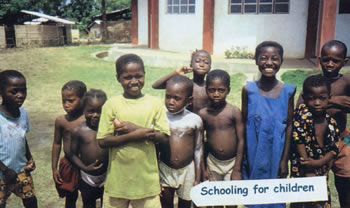 bambini della Sierra Leone